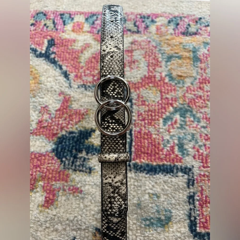 NWOT Express Snakeskin Faux Leather Belt Small
